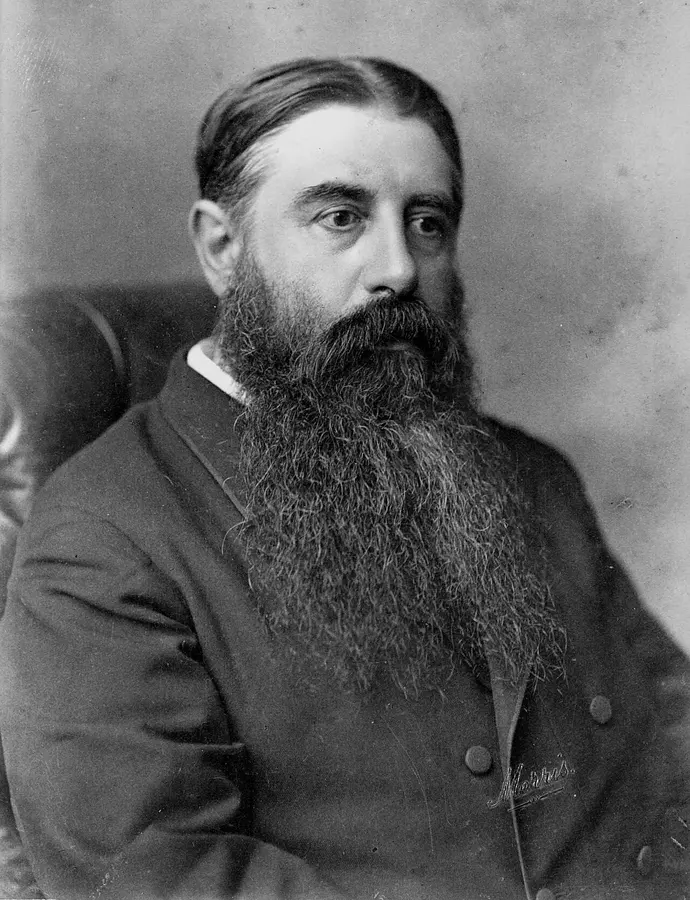 Sir Julius Vogel, Colonial Treasurer, photographed about 1870.